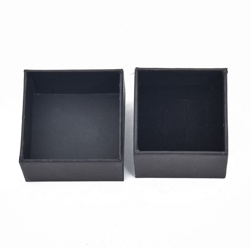 Ring Box Lid Pattern - Black