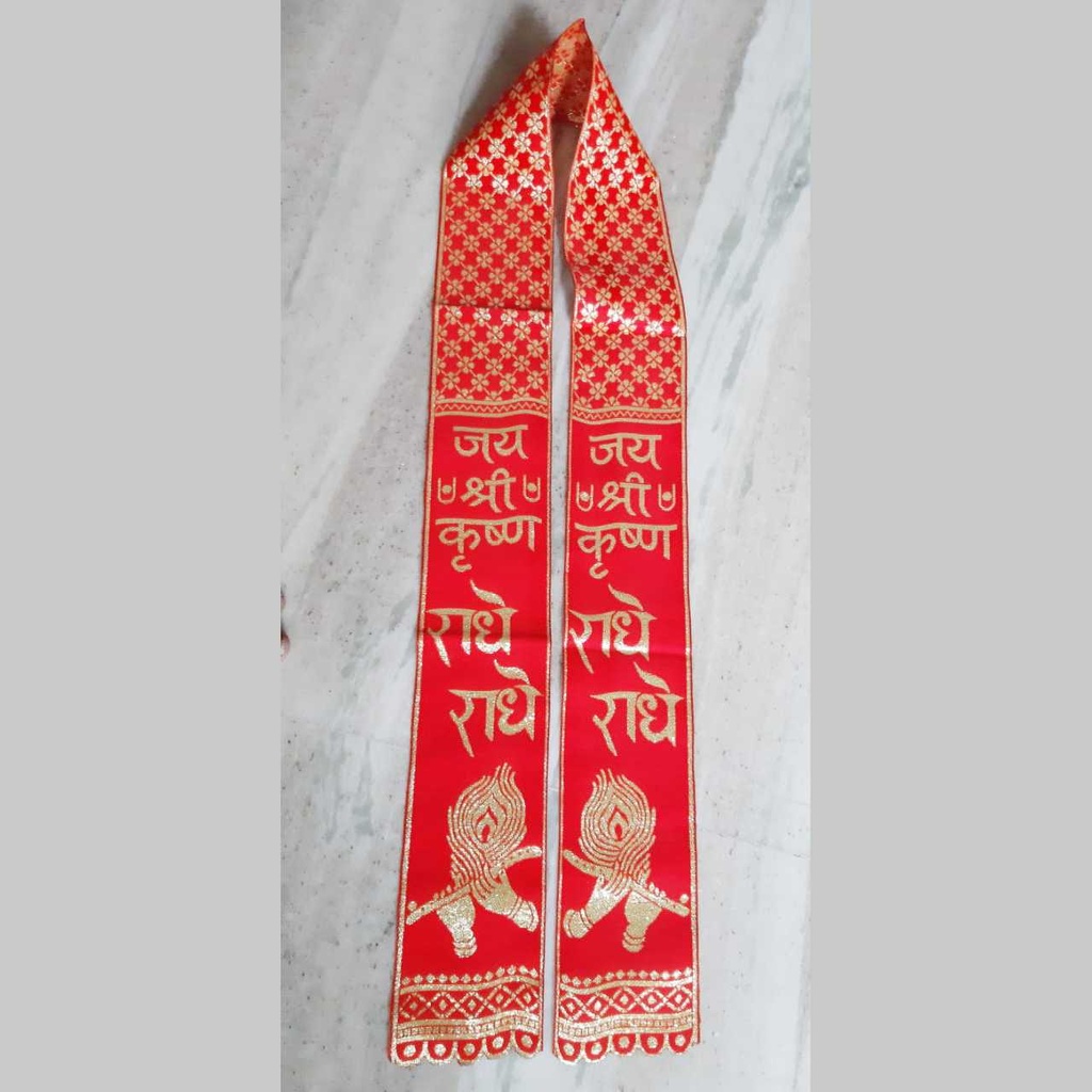 Khes Scarf Dupatta Patka JaiShriKrishna (Minimum 50 Pcs)