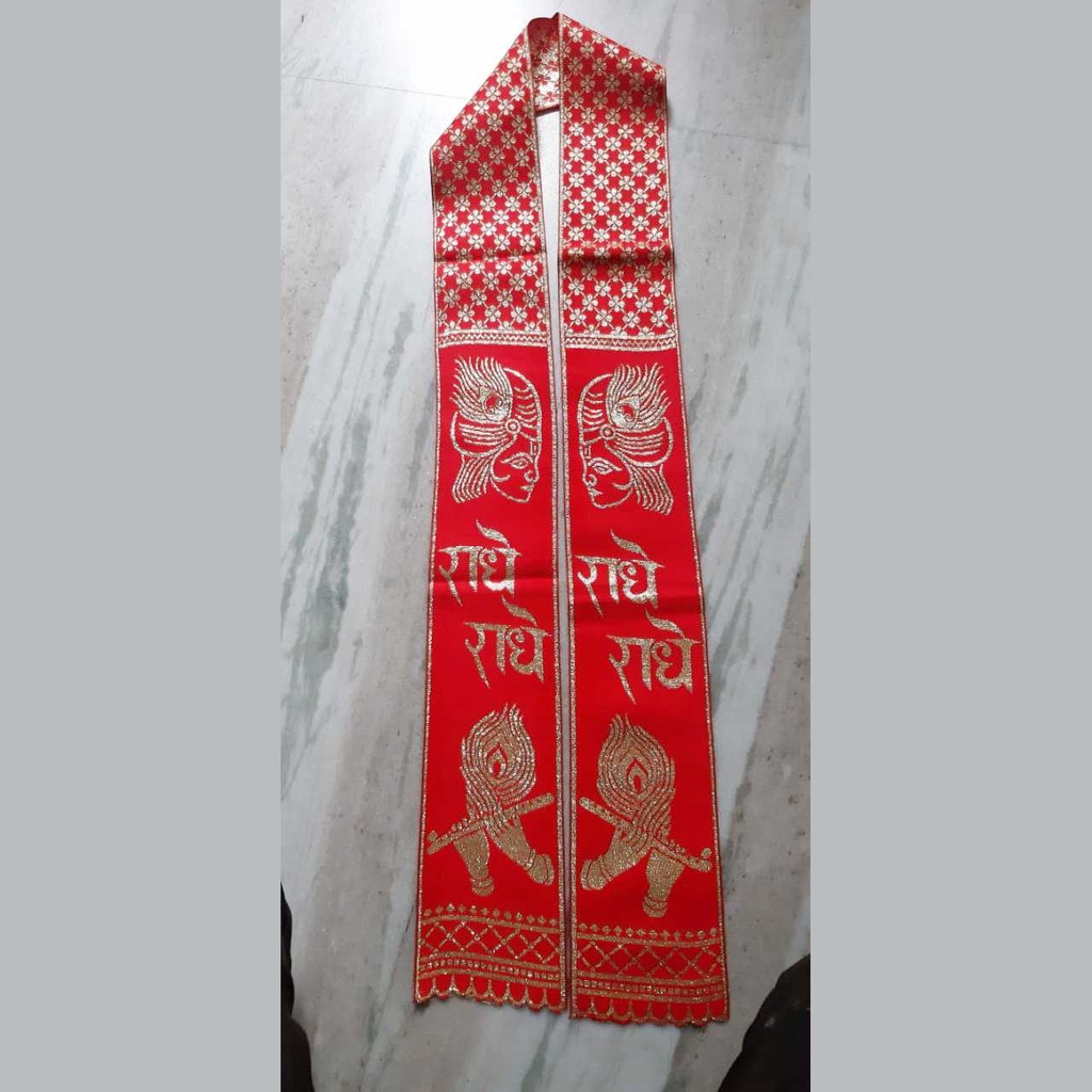 Khes Scarf Dupatta Patka Radhe Radhe (Minimum 50 Pcs)